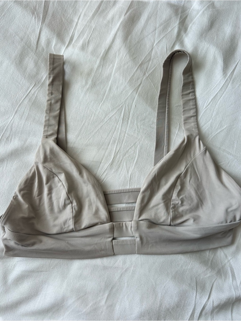 Vitamin A Bikini Top in Taupe